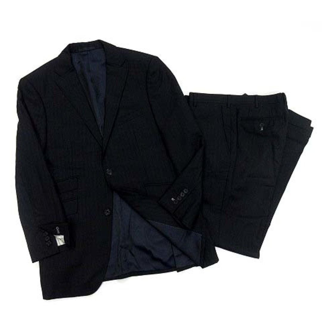 バーバリーブラックレーベル スーツ 上下セット 2B ジャケット パンツ 黒40 | フリマアプリ ラクマ