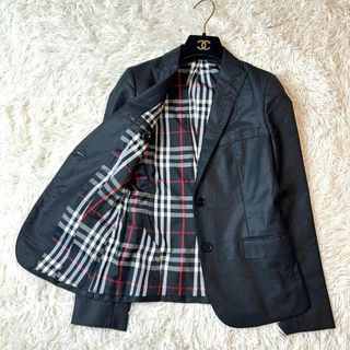 バーバリーブラックレーベル(BURBERRY BLACK LABEL)のバーバリー レディース テーラードジャケット ノバチェック 黒(テーラードジャケット)