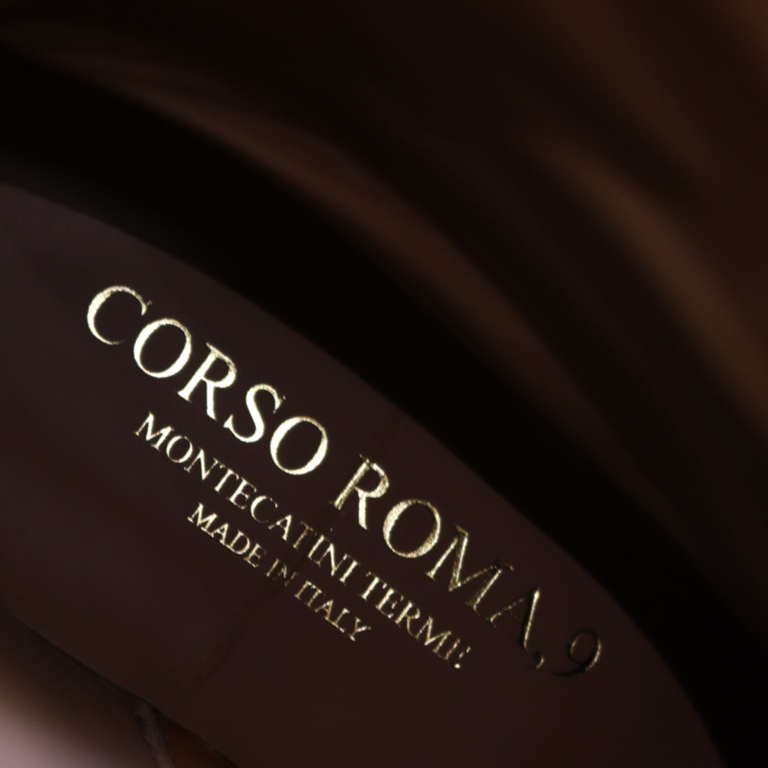 コルソローマ ノーヴェ ショートブーツ 未使用 イタリア製 シューズ 靴 黒 レディース 37サイズ ブラック CORSO ROMA 9