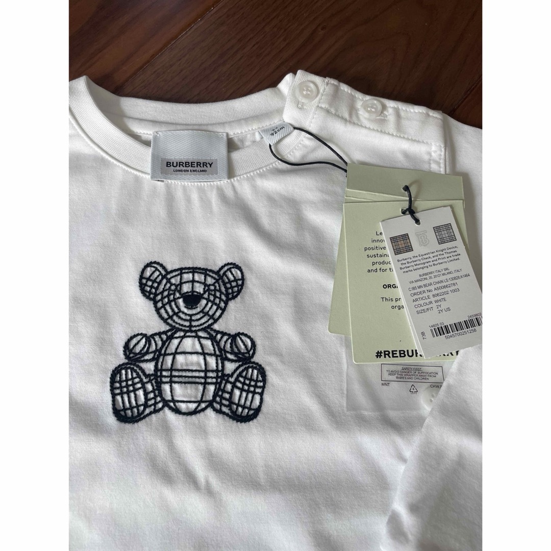 新品バーバリートーマスベアTシャツ2Y - トップス 新品バーバリートーマスベアTシャツ2Y - トップス