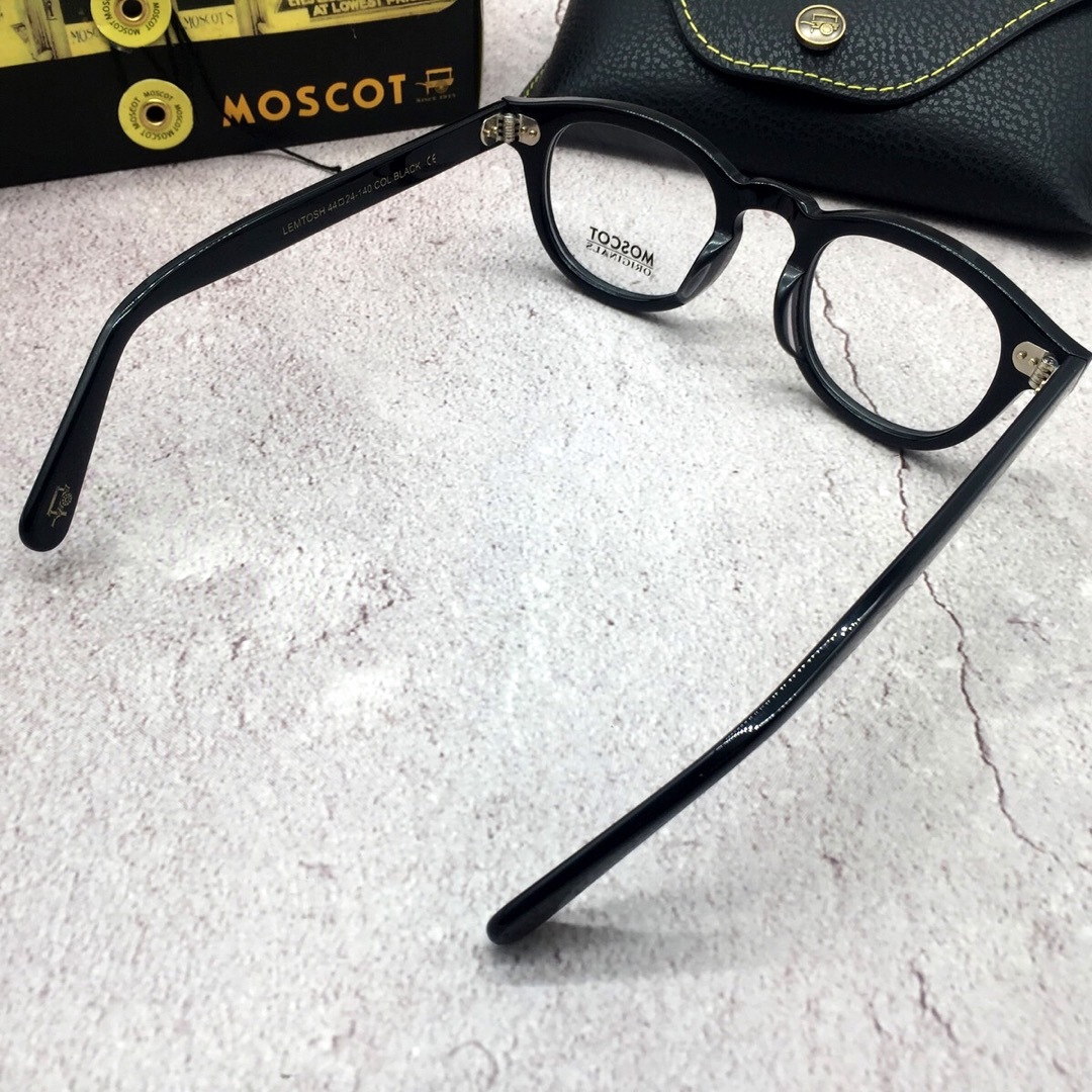 MOSCOT(モスコット)の◯ モスコット MOSCOT 46 ブラック レムトッシュ 眼鏡 メガネのみ メンズのファッション小物(サングラス/メガネ)の商品写真