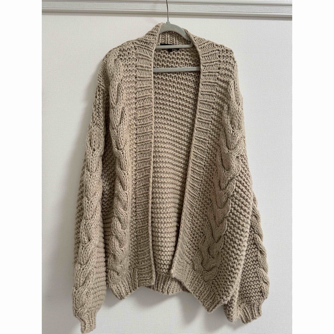 rienda(リエンダ)のrienda HANDMADE Knit Cardigan レディースのトップス(カーディガン)の商品写真