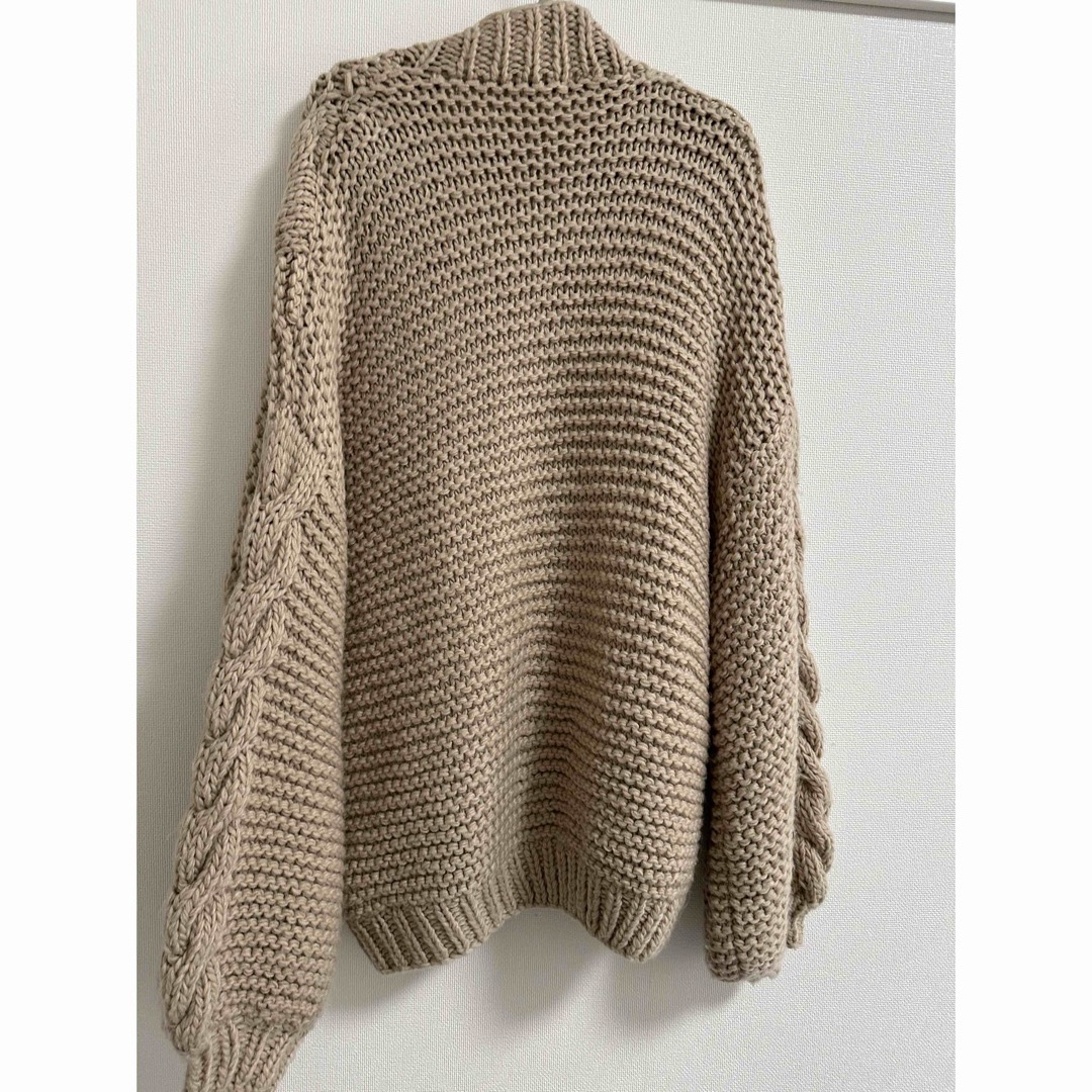 rienda(リエンダ)のrienda HANDMADE Knit Cardigan レディースのトップス(カーディガン)の商品写真