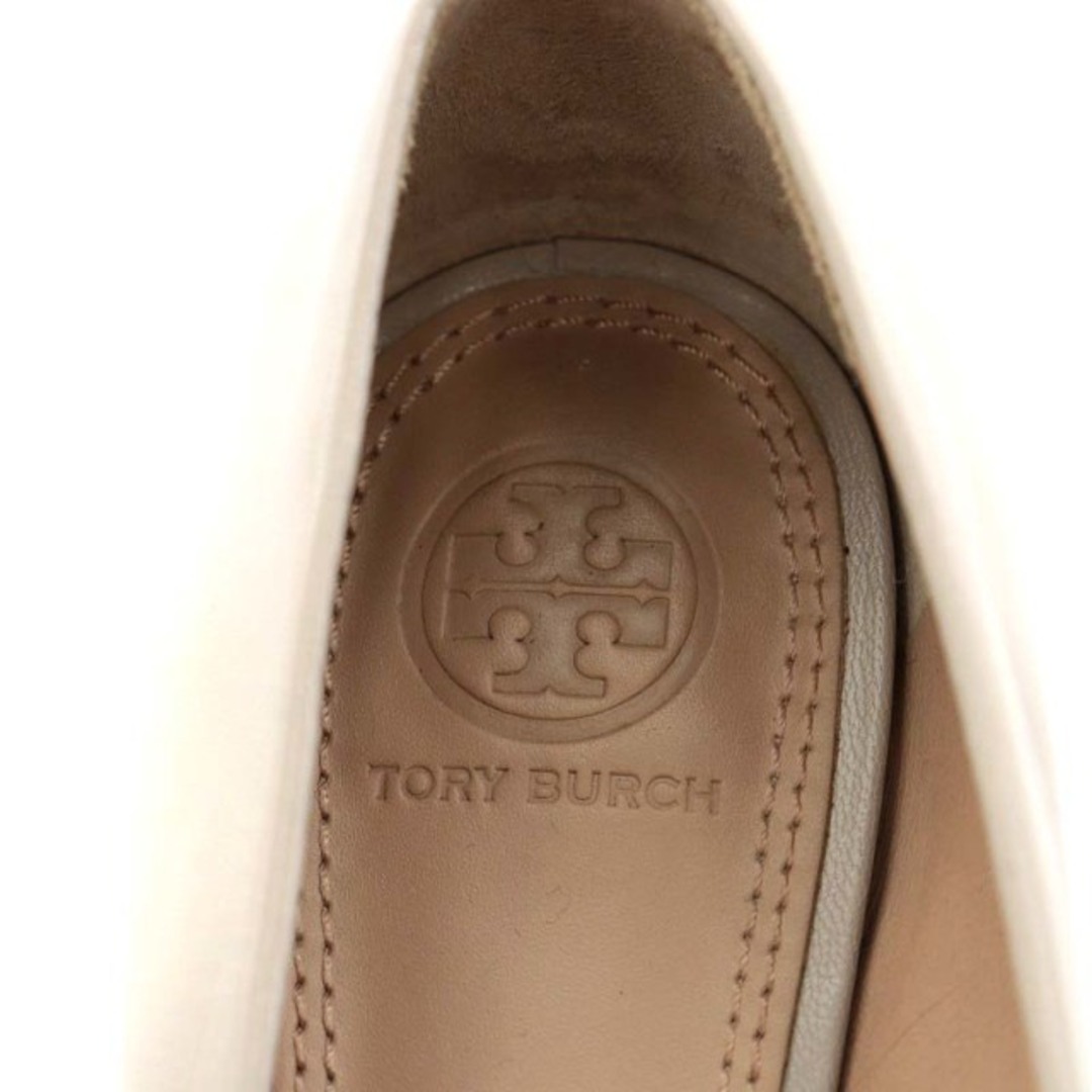Tory Burch(トリーバーチ)のトリーバーチ パンプス リボン ポインテッドトゥ 7M 24.0cm グレー レディースの靴/シューズ(ハイヒール/パンプス)の商品写真
