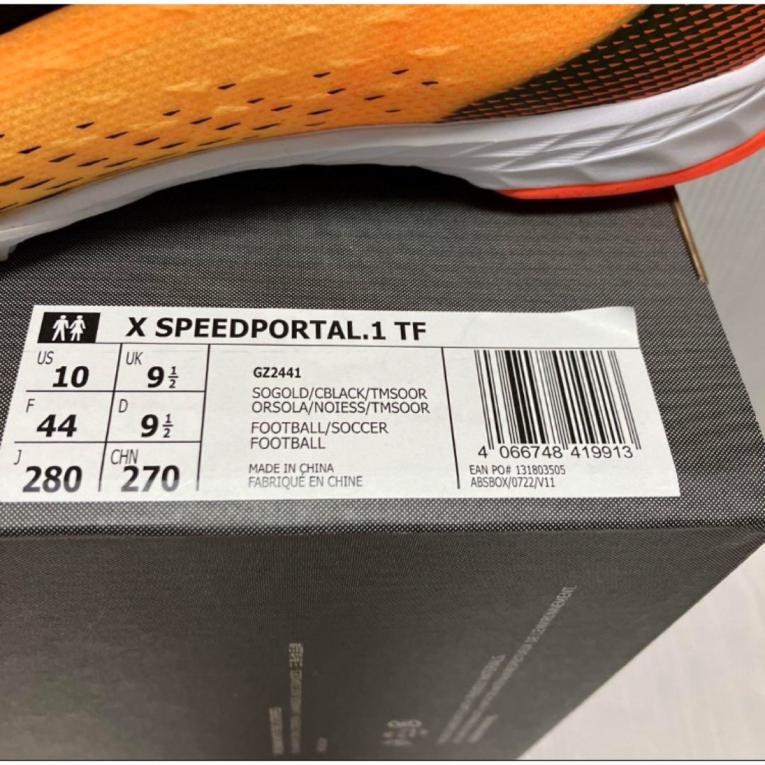 adidas(アディダス)の送料無料 新品 adidas X SPEEDPORTAL.1 TF 28 スポーツ/アウトドアのサッカー/フットサル(シューズ)の商品写真