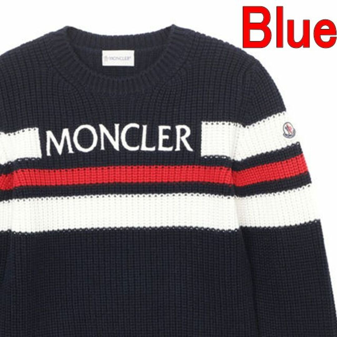 MONCLER(モンクレール)の●新品/正規品● MONCLER 袖ロゴ トリコロール セーター キッズ/ベビー/マタニティのキッズ服女の子用(90cm~)(ニット)の商品写真