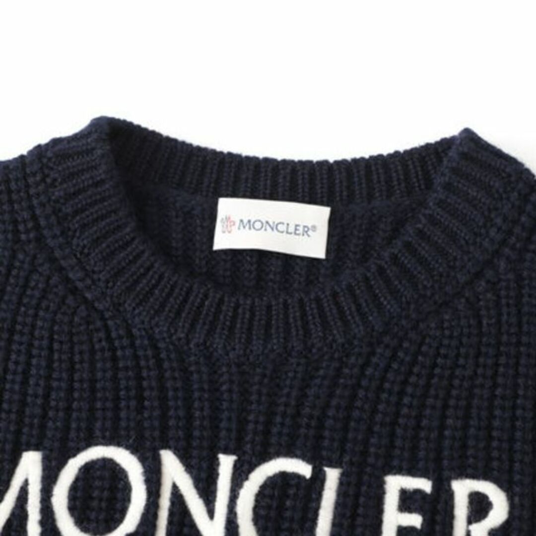 MONCLER(モンクレール)の●新品/正規品● MONCLER 袖ロゴ トリコロール セーター キッズ/ベビー/マタニティのキッズ服女の子用(90cm~)(ニット)の商品写真