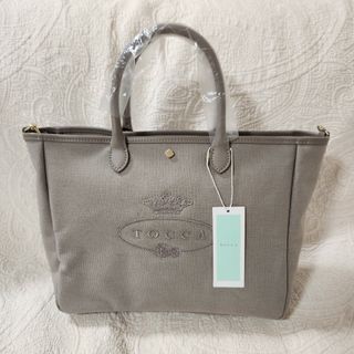 トッカ(TOCCA)の新品 TOCCA CRESTA CANVASBAG L キャンバスバッグ(トートバッグ)