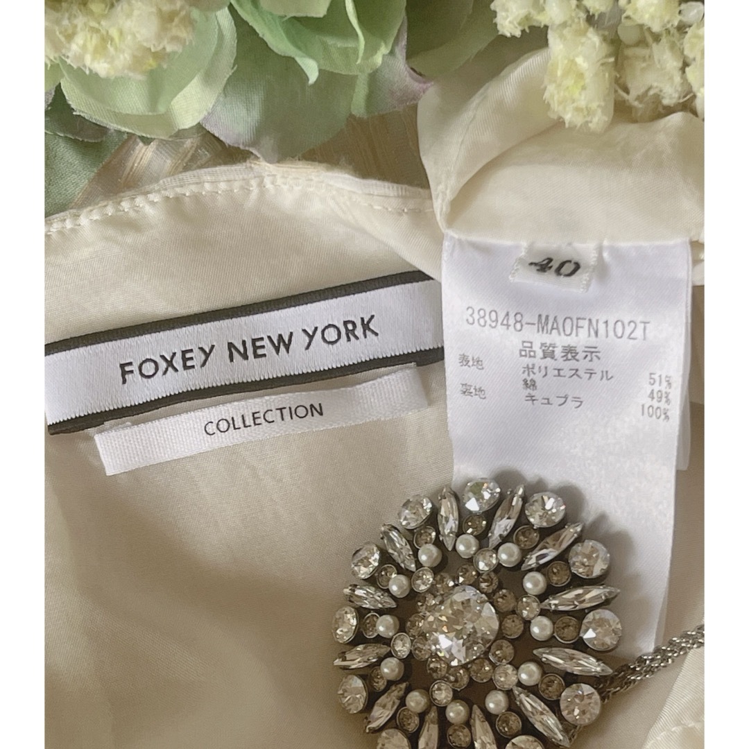 FOXEY - 極美品！FOXEYニューヨークワンピース 40 Rene フォクシーの