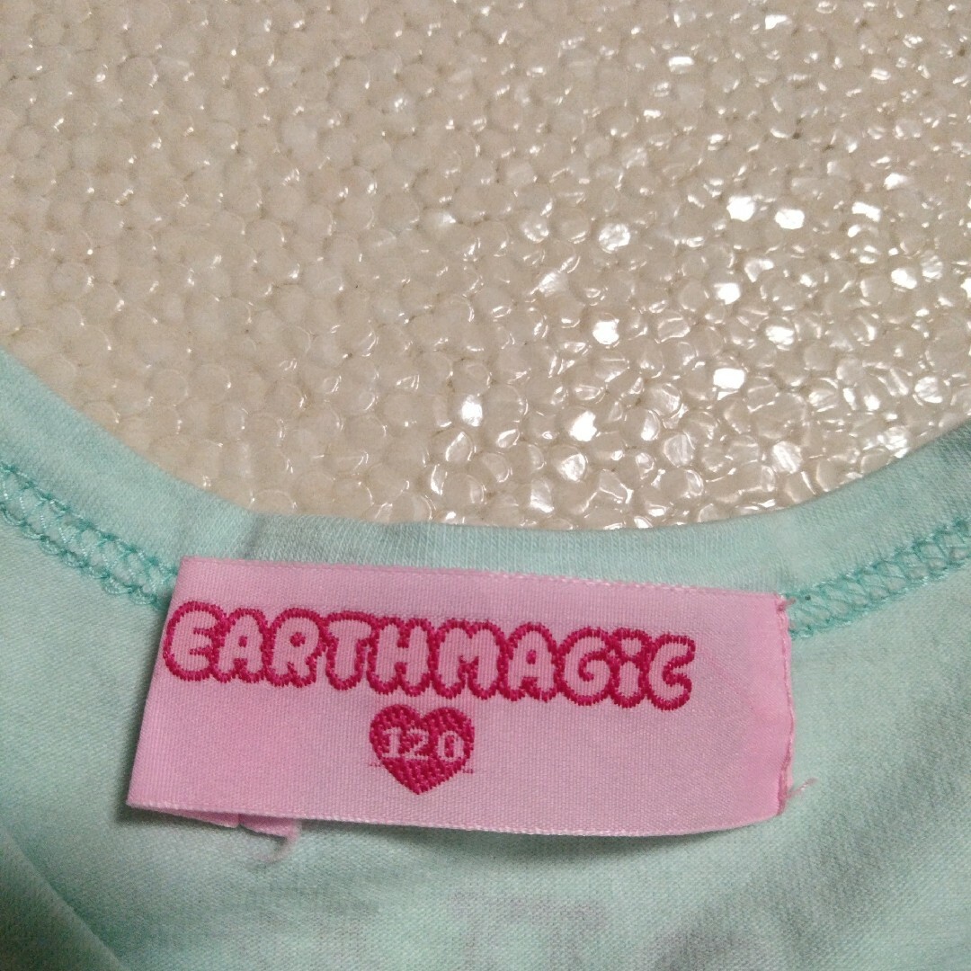 EARTHMAGIC(アースマジック)のEARTHMAGICマフィーちゃんTシャツ120 キッズ/ベビー/マタニティのキッズ服女の子用(90cm~)(Tシャツ/カットソー)の商品写真