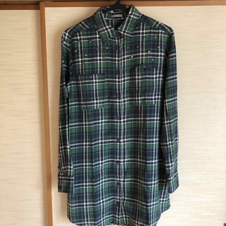 【美品】レディース　チェックシャツ  Lサイズ(シャツ/ブラウス(長袖/七分))