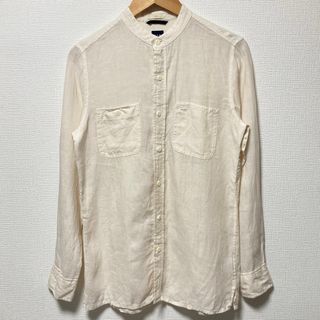 ギャップ(GAP)の90s GAP リネンシャツ ノーカラー オールドギャップ OLD ヴィンテージ(シャツ)