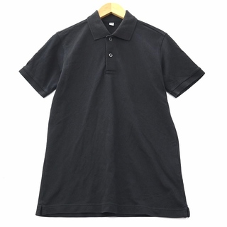ユニクロ(UNIQLO)のユニクロ UNIQLO ドライ カノコ ポロシャツ S ブラック(ポロシャツ)