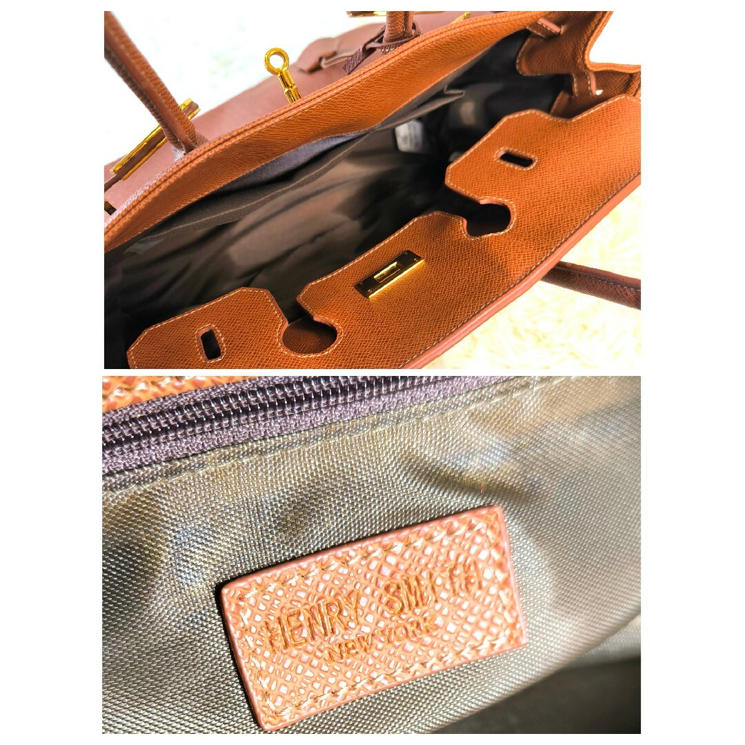 極美品】HENRY SMITH NEWYORK ヘンリースミス レザー バックの 極美品】HENRY SMITH NEWYORK ヘンリースミス レザー バックの