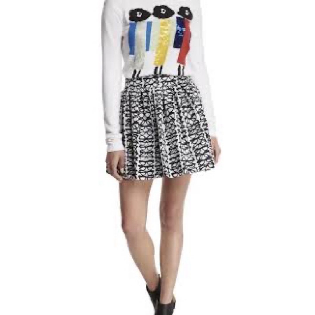 Alice+Olivia(アリスアンドオリビア)のアリス+オリビア メガネ ミニ スカート alice+olivia 平子理沙 レディースのスカート(ミニスカート)の商品写真