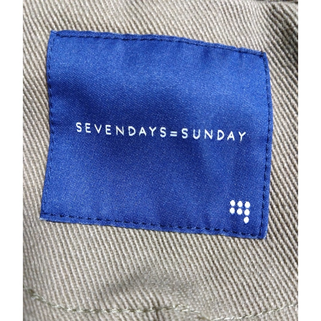 SEVENDAYS=SUNDAY(セブンデイズサンデイ)のSEVENDAYS＝SUNDAY.  綿100.オーバーサイズジャケット、F レディースのジャケット/アウター(その他)の商品写真