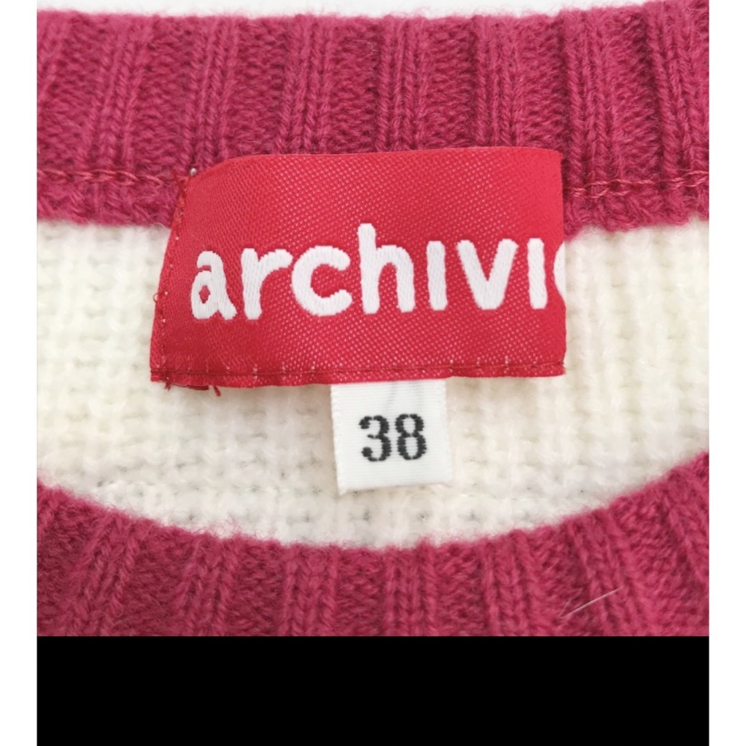 archivio(アルチビオ)の【美品】ARCHIVIO アルチビオ ニットセーター 38 スポーツ/アウトドアのゴルフ(ウエア)の商品写真