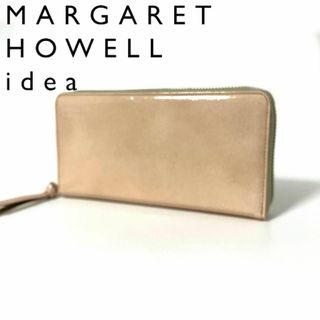 マーガレットハウエル(MARGARET HOWELL)のマーガレットハウエル アイデア ラウンド 長財布 アトランティック  エナメル(財布)