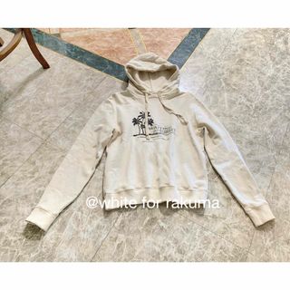 サンローラン(Saint Laurent)のSAINT LAURENT 定価9万 きらきらパームツリーパーカー ユニセックス(パーカー)