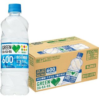 サントリー グリーンダカラ スポーツドリンク 600ml × 24本(ソフトドリンク)