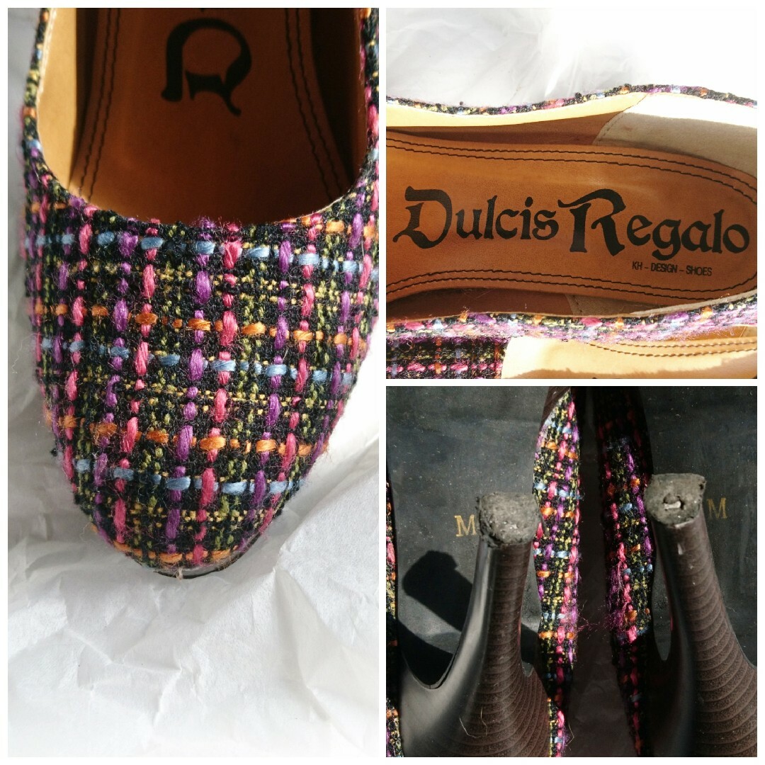Dulcis Regalo　ツイードパンプス レディースの靴/シューズ(ハイヒール/パンプス)の商品写真