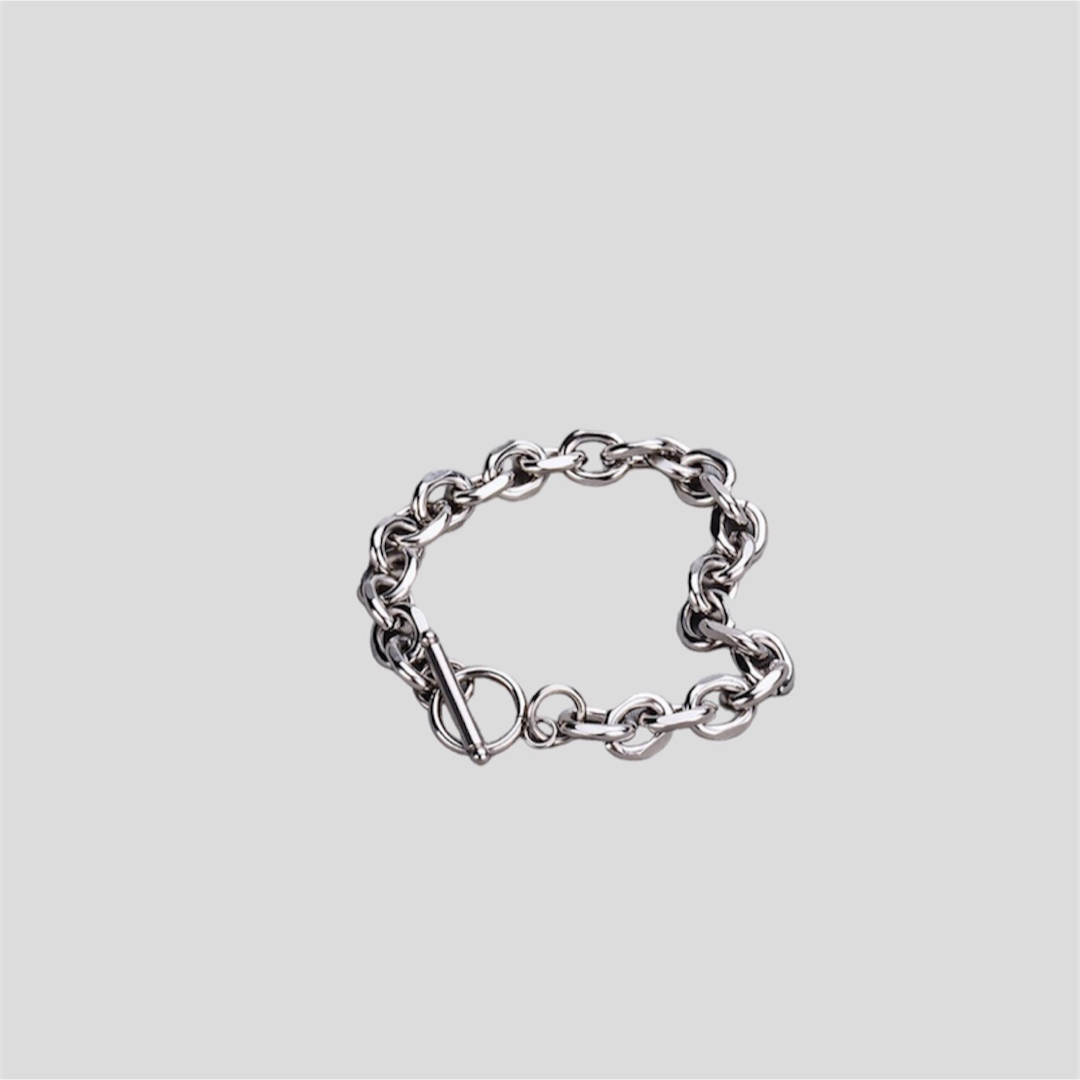 VINTAGE(ヴィンテージ)の【80s】silver bracelet ビンテージ ブレスレット シルバー メンズのアクセサリー(ブレスレット)の商品写真