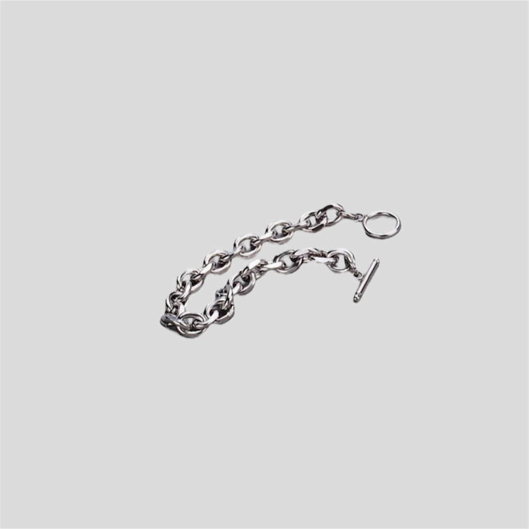 VINTAGE(ヴィンテージ)の【80s】silver bracelet ビンテージ ブレスレット シルバー メンズのアクセサリー(ブレスレット)の商品写真