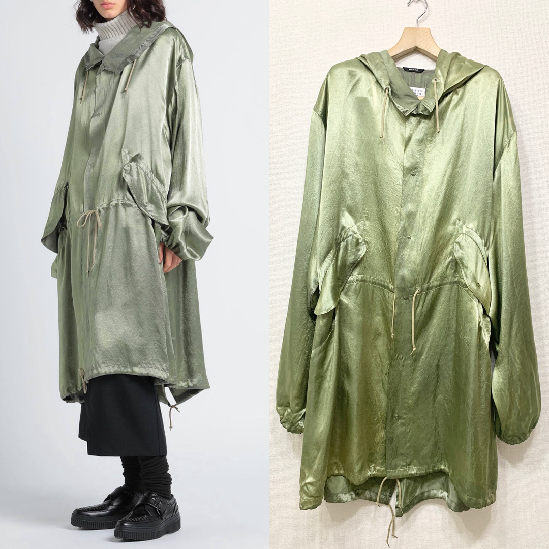 Maison Martin Margiela(マルタンマルジェラ)の【新品タグ付きレア】マルジェラ Maison Margiela モッズコート 緑 メンズのジャケット/アウター(モッズコート)の商品写真