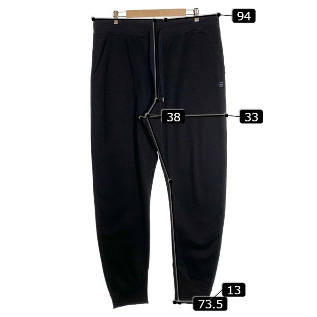 G-STAR RAW(ジースター)のG-STAR RAW ジースターロウ PREMIUM CORE TYPE C SWEATPANTS スウェットパンツ ブラック Size XL メンズのパンツ(その他)の商品写真