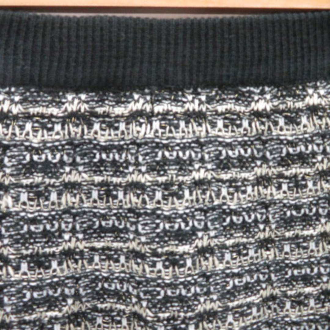 INDEX(インデックス)のインデックス ニットタイトスカート ミニ丈 S 黒 ブラック /YK14 レディースのスカート(ミニスカート)の商品写真