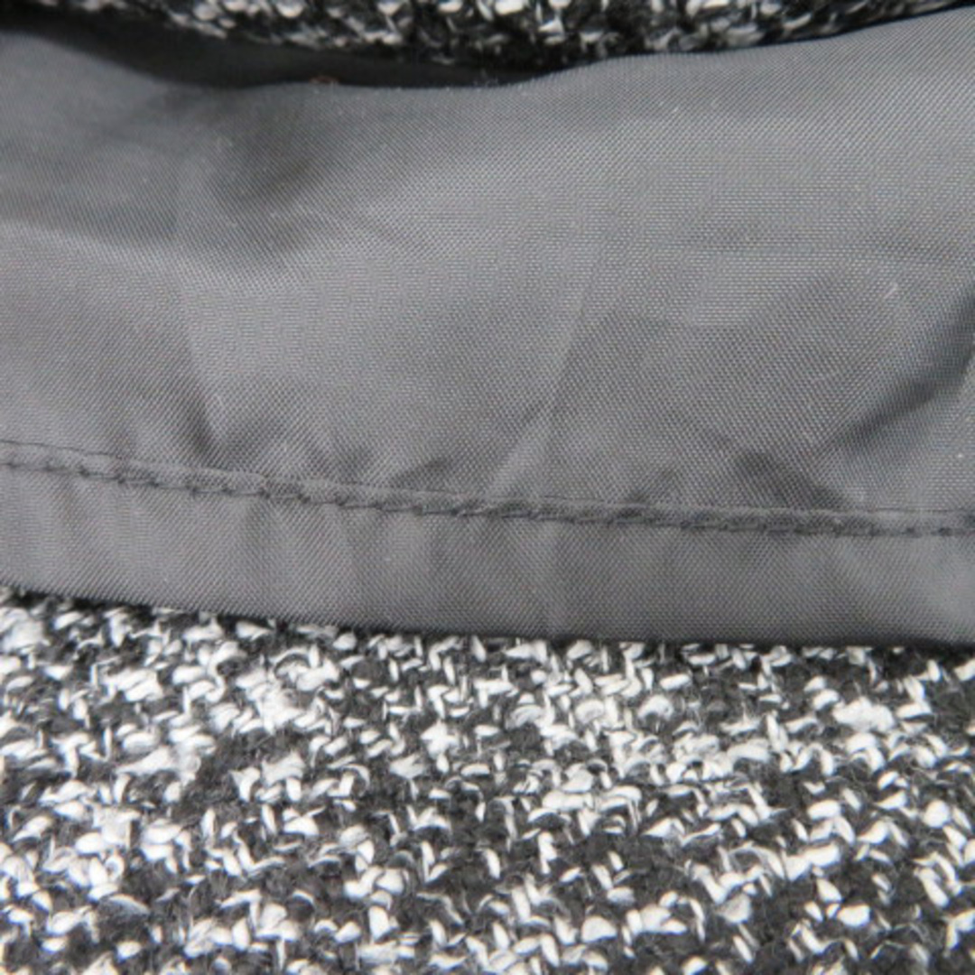 heather(ヘザー)のヘザー ジャンパースカート ワンピース ひざ丈 スリット S 黒 ブラック レディースのワンピース(ひざ丈ワンピース)の商品写真