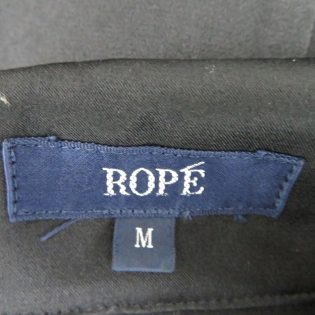 ROPE’(ロペ)のロペ ROPE シャツ ブラウス 長袖 無地 M 黒 ブラック /YK41 レディースのトップス(シャツ/ブラウス(長袖/七分))の商品写真