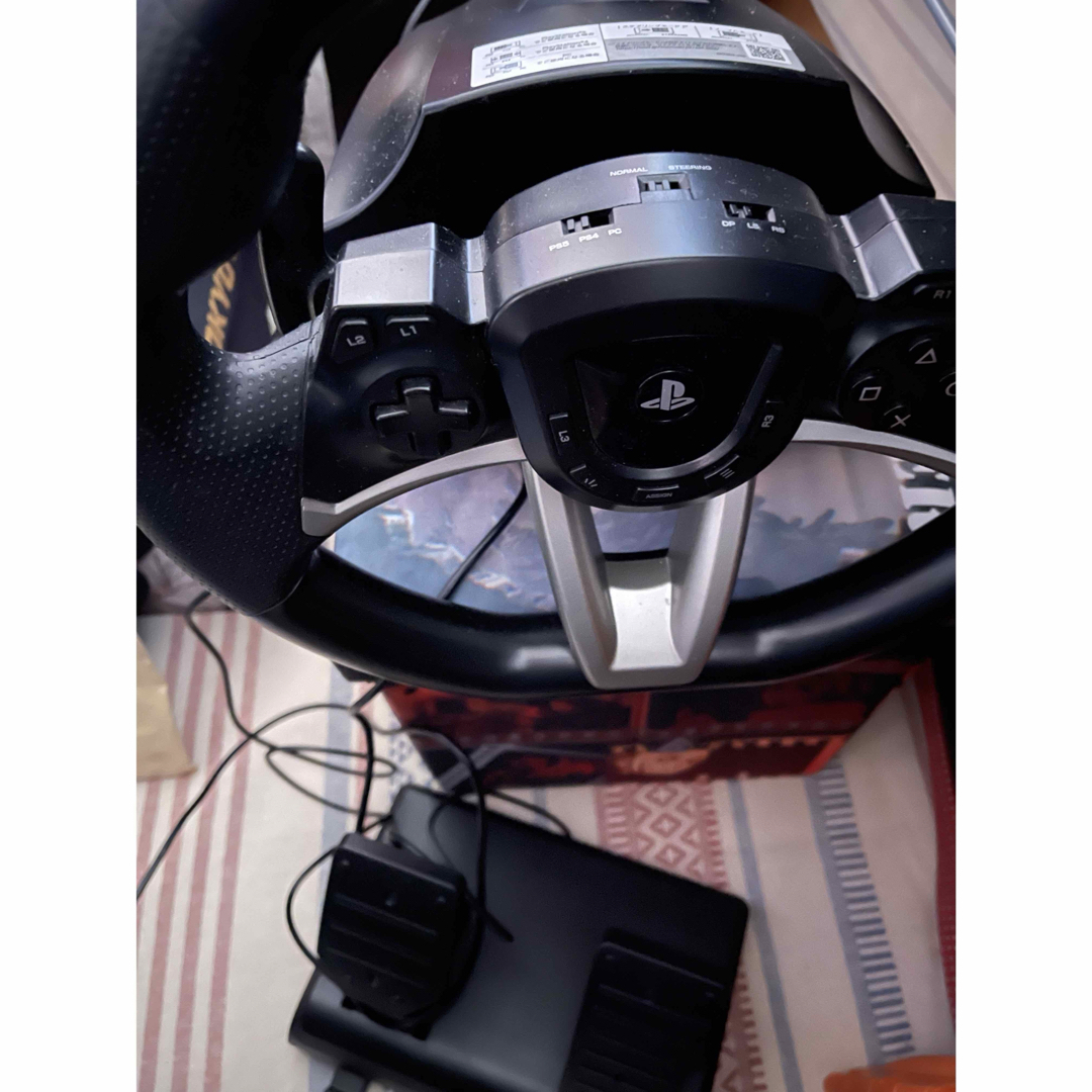 PlayStation(プレイステーション)のレーシングホイールエイペックス for PS5,PS4,PC  108 エンタメ/ホビーのゲームソフト/ゲーム機本体(その他)の商品写真