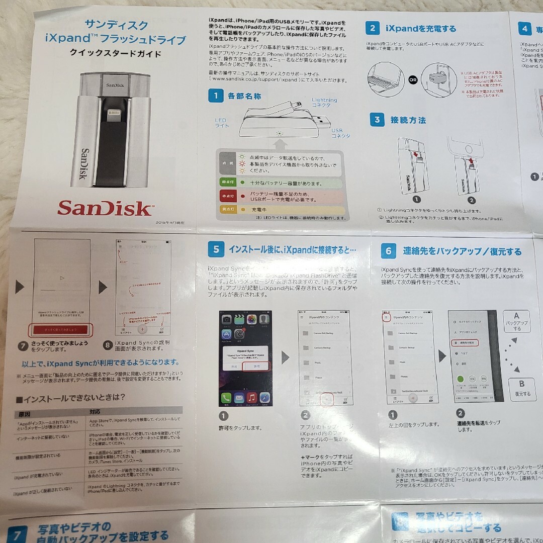 iXpand フラッシュドライブ 64GB スマホ/家電/カメラのPC/タブレット(PC周辺機器)の商品写真