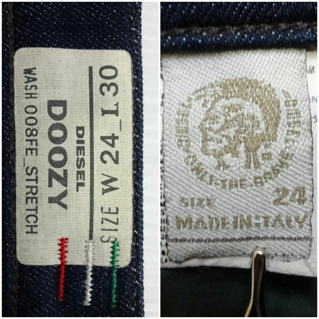 DIESEL(ディーゼル)のディーゼル　DOOZY　W70cm　ブーツカットデニム　濃藍　イタリア製 レディースのパンツ(デニム/ジーンズ)の商品写真