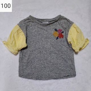 ブリーズ(BREEZE)の花柄 刺繍 Tシャツ(Tシャツ/カットソー)