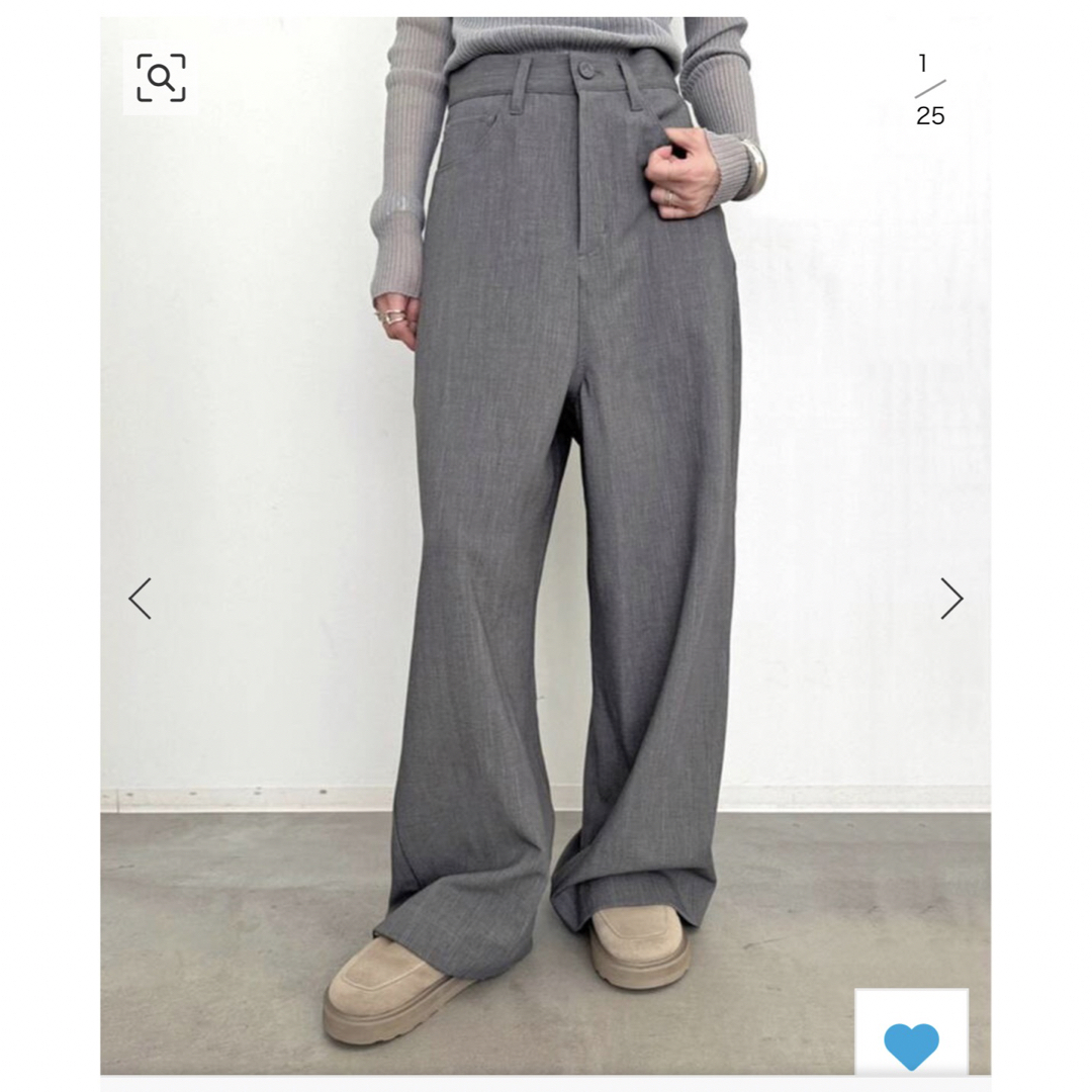 L'Appartement DEUXIEME CLASSE(アパルトモンドゥーズィエムクラス)のアパルトモン GOOD GRIEF! 5pocket Wide Pants レディースのパンツ(カジュアルパンツ)の商品写真