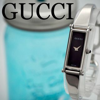 グッチ(Gucci)の390【美品】GUCCI グッチ時計　レディース腕時計　バングル　ブラック　人気(その他)