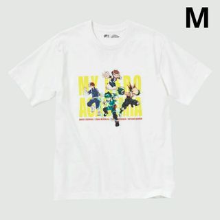 ユニクロ(UNIQLO)の僕のヒーローアカデミアTシャツ 雄英高校ヒーロー科1年A組 ヒロアカ　ユニクロ(Tシャツ/カットソー(半袖/袖なし))