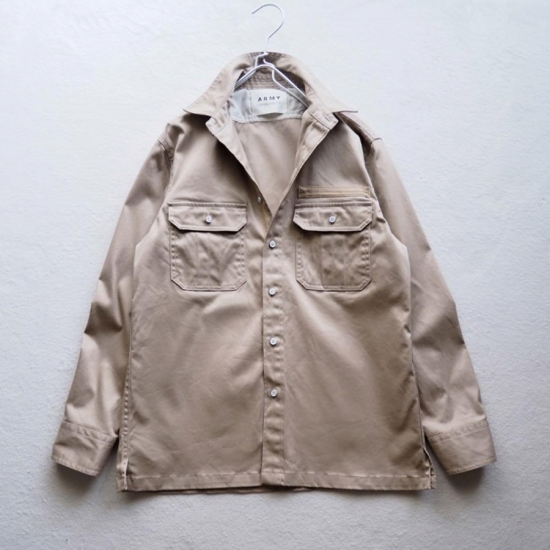 upper hights(アッパーハイツ)のupper hights ARMY ミリタリー ワークシャツ 長袖 羽織り レディースのトップス(シャツ/ブラウス(長袖/七分))の商品写真