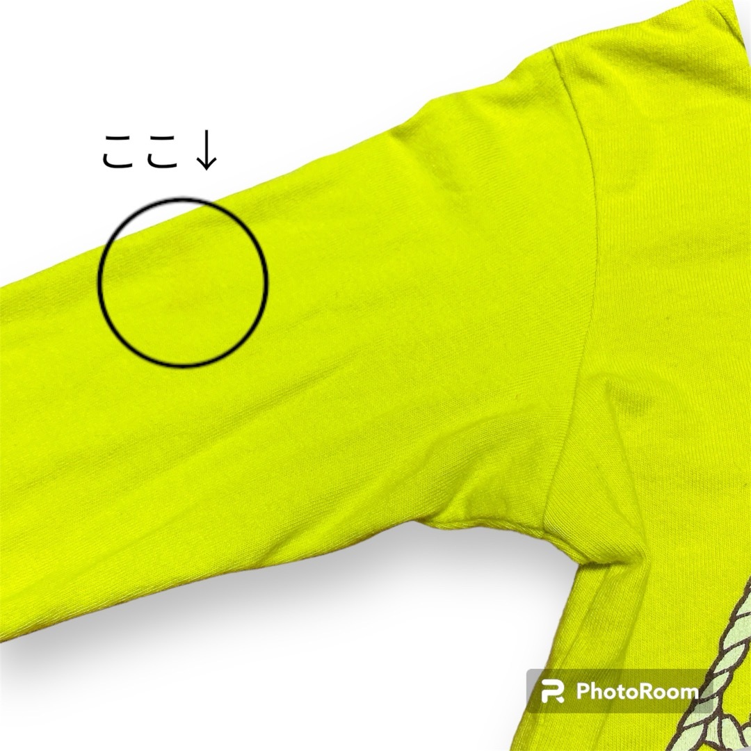 BREEZE(ブリーズ)の【BREEZE】ブリーズ サイズ110  プリント 長袖 Tシャツ 黄緑カラー キッズ/ベビー/マタニティのキッズ服男の子用(90cm~)(Tシャツ/カットソー)の商品写真