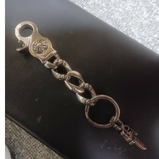 クロムハーツ(Chrome Hearts)のシルバー925 CHROME HEARTSタイプ　キーチェーン　ウォレットチェー(ウォレットチェーン)