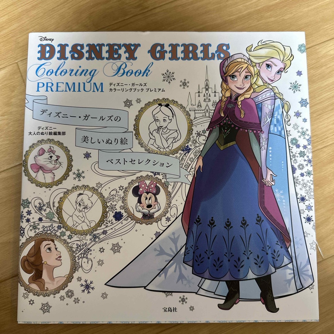 宝島社(タカラジマシャ)のＤＩＳＮＥＹ　ＧＩＲＬＳ　Ｃｏｌｏｒｉｎｇ　Ｂｏｏｋ　ＰＲＥＭＩＵＭ エンタメ/ホビーの本(アート/エンタメ)の商品写真