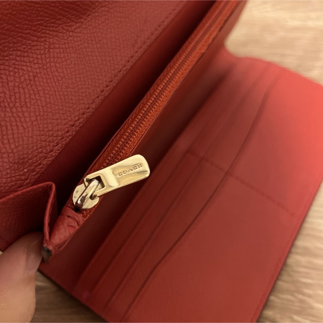 COACH(コーチ)のコーチ　長財布　オレンジ レディースのファッション小物(財布)の商品写真