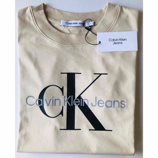 カルバンクライン(Calvin Klein)のCalvin Klein Jeans ベビー T シャツ・ベージュ(Tシャツ(半袖/袖なし))