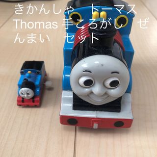 トーマス(THOMAS)のきかんしゃ　トーマス　Thomas 手ころがし　ぜんまい　セット(キャラクターグッズ)