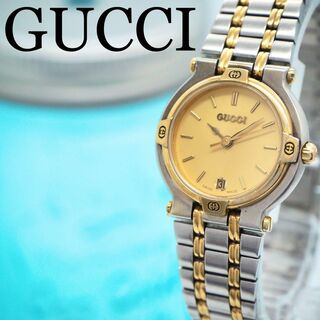 グッチ(Gucci)の695【OH済み】GUCCI グッチ時計　レディース腕時計　ゴールド　コンビ(その他)