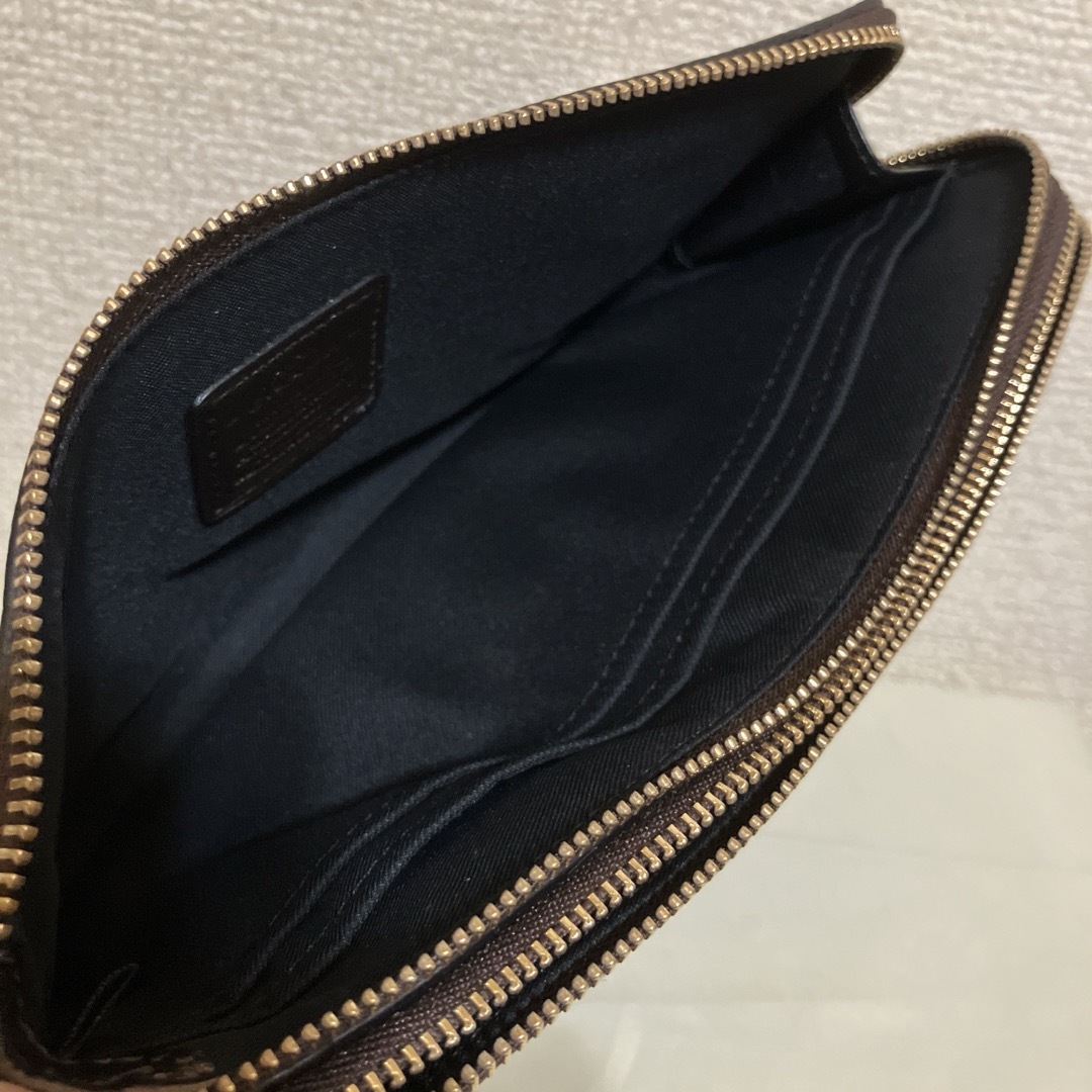 ☆タグ付き新品☆コーチ COACH 長財布 リベット スタッズ ダブルジップ