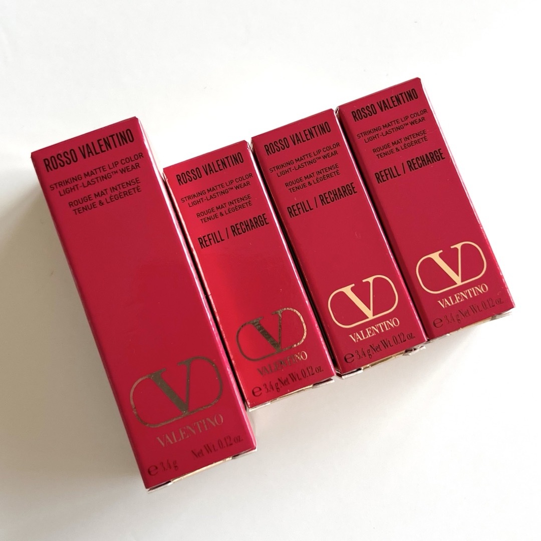 VALENTINO(ヴァレンティノ)のヴァレンティノビューティー ロッソ ヴァレンティノ マット リップ 4色セット コスメ/美容のベースメイク/化粧品(口紅)の商品写真