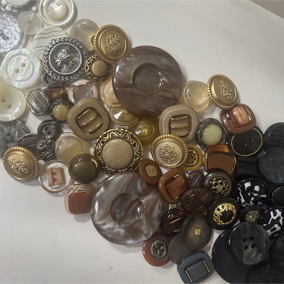 アンティークボタン　手芸　ハンドメイド　パーツ